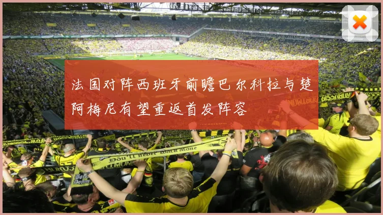 法国对阵西班牙前瞻巴尔科拉与楚阿梅尼有望重返首发阵容